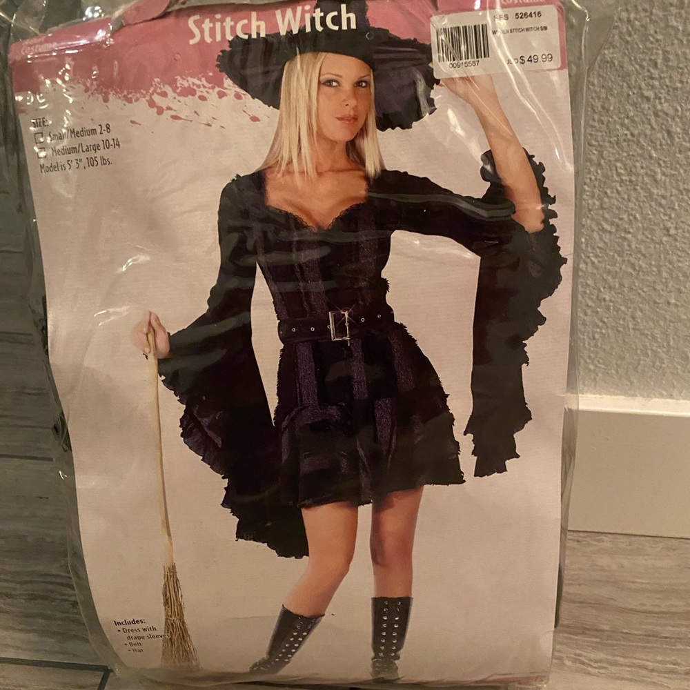 Halloween costume in a bag - Stitch Witch S NWT
